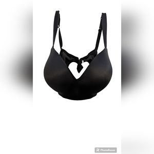 Womens CACIQUE Lane Bryant Plus Size Bra Black Size 38DDD